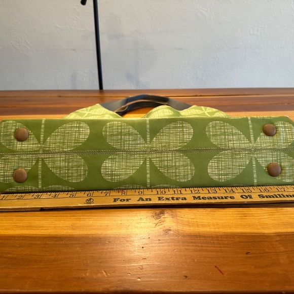 Orla Kiely Large Tote Bag – Green Stem Print - Picture 2 of 6